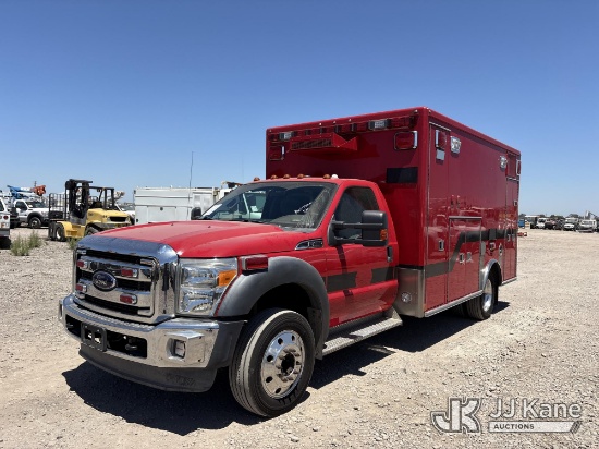(Dixon, CA) 2012 Ford F-450 SD Regular Cab DRW Ambulance Runs & Moves
