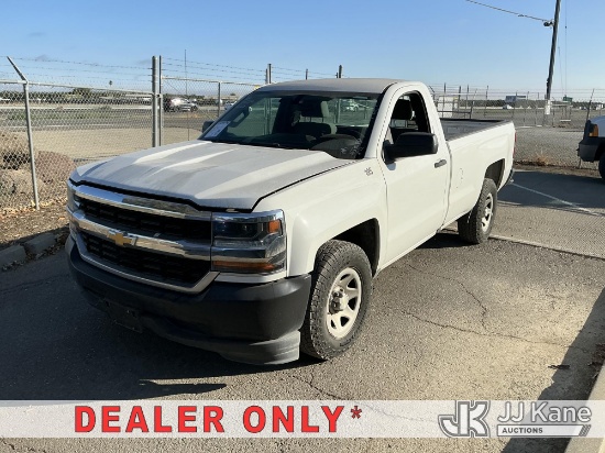 (Dixon, CA) 2018 Chevrolet Silverado 1500 Pickup Truck Runs & Moves)(Transmission/Drivetrain Perform