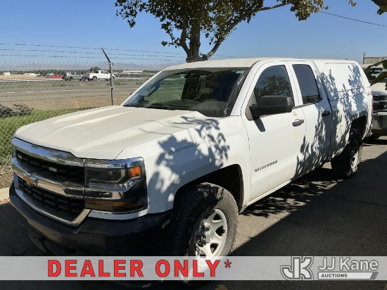 (Dixon, CA) 2017 Chevrolet Silverado 1500 Work Truck Double Cab Extended-Cab Pickup Truck Runs & Mov