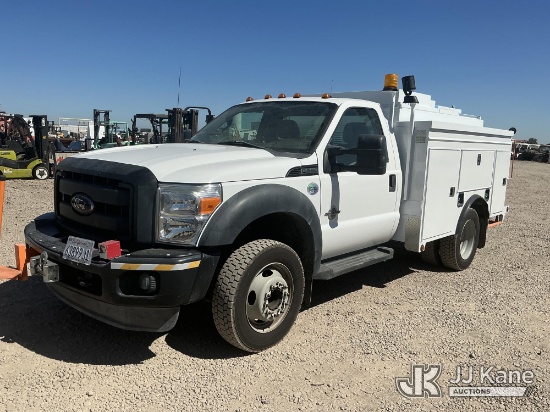 (Dixon, CA) 2012 Ford F-550 Enclosed Service Truck Runs & Moves