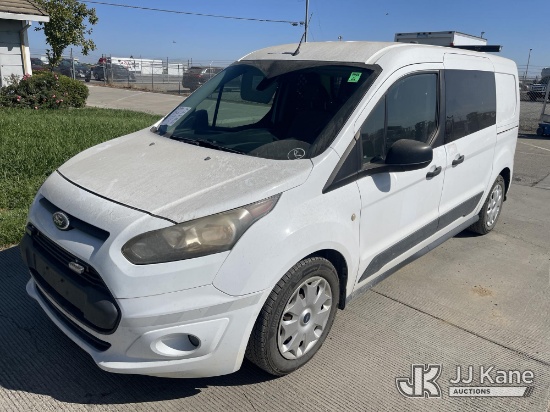 (Dixon, CA) 2015 Ford Transit Connect Mini Cargo Van Runs & Moves