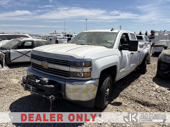 (Dixon, CA) 2016 Chevrolet Silverado 2500HD Crew-Cab Pickup Truck Engine Runs, Collision Issues, Dri