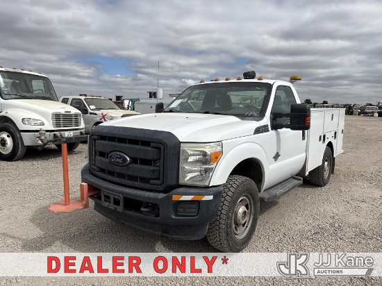(Dixon, CA) 2016 Ford F-350 SD Service Truck Runs & Moves, Vehicle Will Not Pass Smog