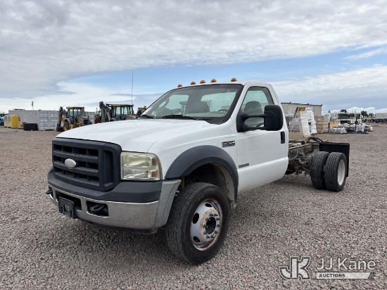 (Dixon, CA) 2006 Ford F-550 Cab & Chassis Runs & Moves) (Shift Indicator Does Not Operate