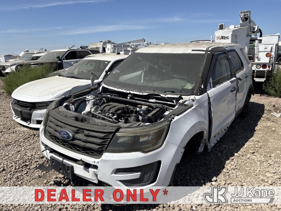 (Dixon, CA) 2016 Ford Explorer Police 4-Door Sport Utility Vehicle Not Running, Condition Unknown, E