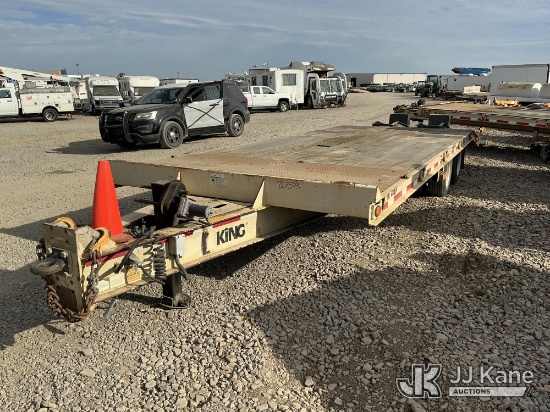 (Dixon, CA) 2005 Trail-King TK40LP-2600 Equipment Trailer, Deck Dimensions: Length:21ft, Width:8 ft