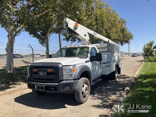 (Dixon, CA) Versalift TEL29N-03, Telescopic Non-Insulated Bucket Truck mounted behind cab on 2015 Fo