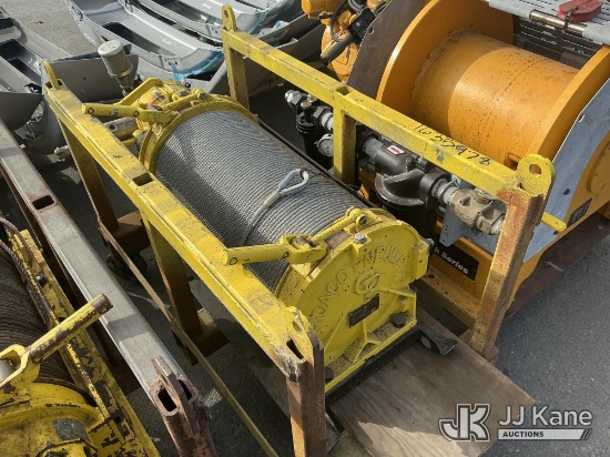 (Dixon, CA) 4000 LB Capacity Air Winch (Used) NOTE: This unit is being sold AS IS/WHERE IS via Timed
