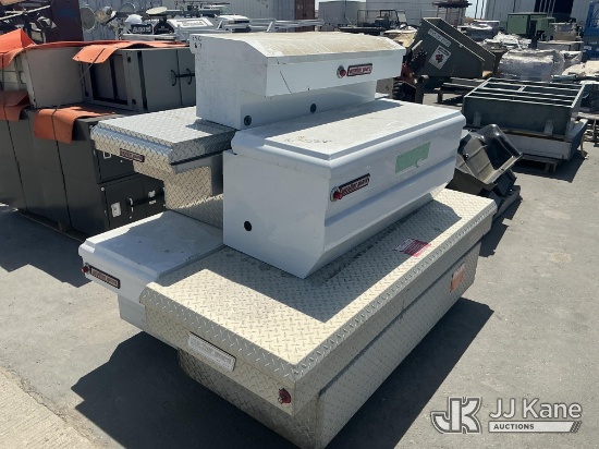 (Dixon, CA) (5) Tool Boxes (Used) NOTE: This unit is being sold AS IS/WHERE IS via Timed Auction and