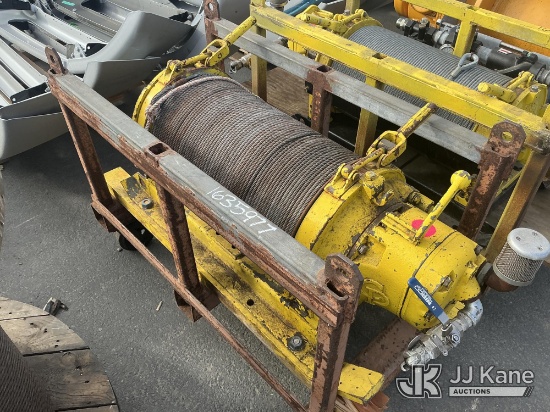 (Dixon, CA) 4000 LB Capacity Air Winch (Used) NOTE: This unit is being sold AS IS/WHERE IS via Timed