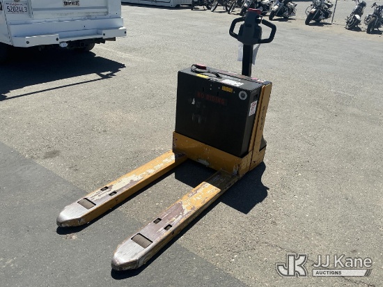 (Dixon, CA) Big Joe Motorized Pallet Jack (Operates ) NOTE: This unit is being sold AS IS/WHERE IS v