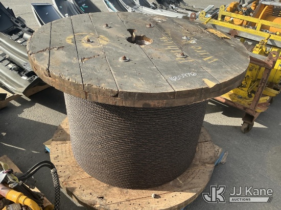 (Dixon, CA) Wire Cable Spool (Used) NOTE: This unit is being sold AS IS/WHERE IS via Timed Auction a