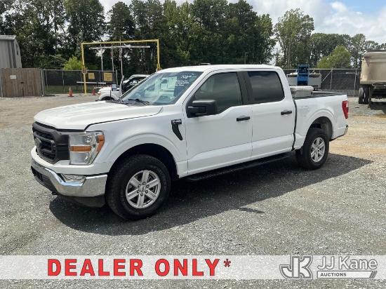 (China Grove, NC) 2021 Ford F150 4x4 Crew-Cab Pickup Truck Runs & Moves) (Collision Issues, Engine W