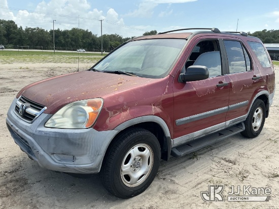 (Tampa, FL) 2004 Honda CR-V LX AT Sport Utility Vehicle, State of Florida Unit Not Running, Conditio
