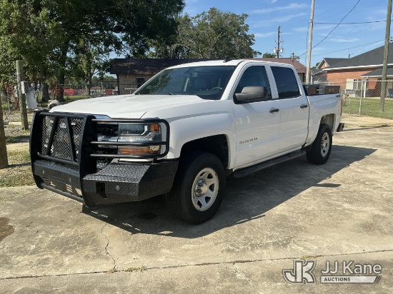(Alamo, GA) 2018 Chevrolet Silverado 1500 Crew-Cab Pickup Truck, Coop Unit. Runs & Moves