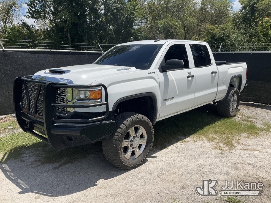 (Tampa, FL) 2019 GMC Sierra 2500HD Crew-Cab Pickup Truck Runs & Moves)(Engine Performance Concerns,