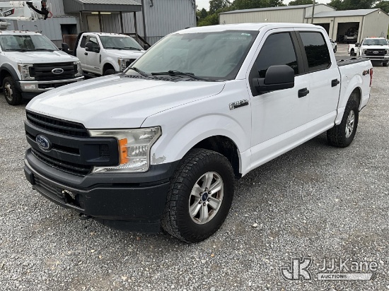 (Clay, KY) 2018 Ford F-150 Crew-Cab Pickup Truck Runs & Moves) (Engine Performance Concerns-Shudder,