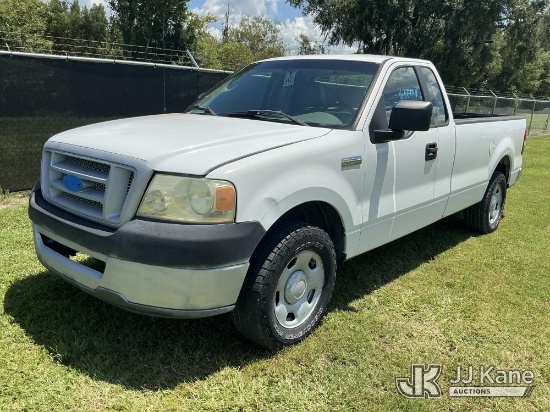 (Tampa, FL) 2006 Ford F-150 Pickup Truck Runs & Moves) (Transmission Non-Operational - No Reverse, N