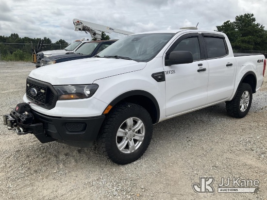 (Villa Rica, GA) 2020 Ford Ranger 4x4 Crew-Cab Pickup Truck Runs) (Does Not Move, Engine Performance