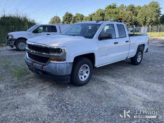 (Chester, VA) 2018 Chevrolet Silverado 1500 4x4 Extended-Cab Pickup Truck Runs & Moves) (Dash Warnin