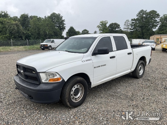 (Chester, VA) 2012 RAM 1500 4X4 Crew-Cab Pickup Truck Runs & Moves) (Dash Warning Indicator On-See D