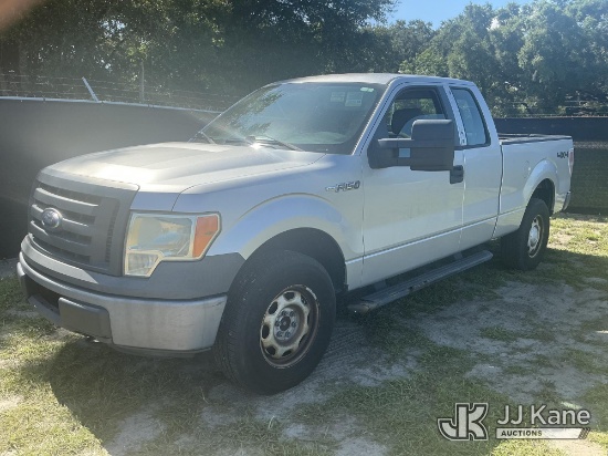 (Tampa, FL) 2012 Ford F150 4x4 Extended-Cab Pickup Truck, State of Florida Unit Runs & Moves) (Corro