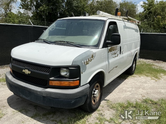 (Tampa, FL) 2012 Chevrolet Express 2500 Cargo Van Runs & Moves)(FL Residents Purchasing Titled Items