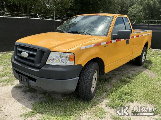 (Tampa, FL) 2008 Ford F150 Pickup Truck, State of Florida Unit Runs & Moves)(FL Residents Purchasing