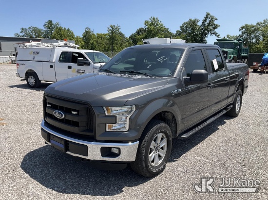 (Verona, KY) 2016 Ford F-150 Crew-Cab Pickup Truck Duke Unit) (Runs & Moves) (Exterior Defects - See