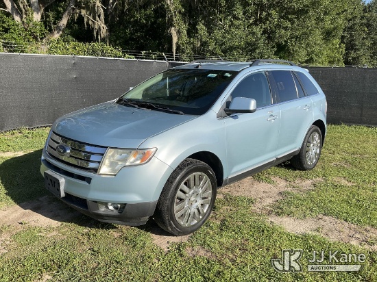 (Tampa, FL) 2008 Ford Edge Limited 4-Door Sport Utility Vehicle Runs & Moves)(FL Residents Purchasin