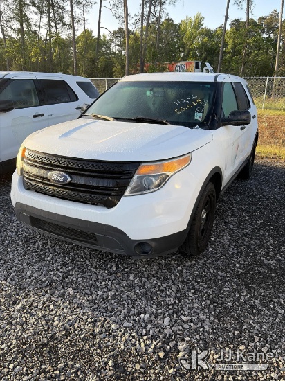 (Hammond, LA) 2014 Ford Explorer AWD Police Interceptor 4-Door Sport Utility Vehicle Wrecked) (Runs)