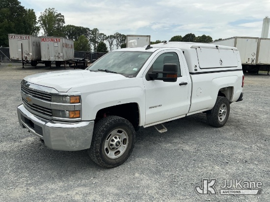 (China Grove, NC) 2015 Chevrolet Silverado 2500HD 4X4 Pickup Truck Runs & Moves