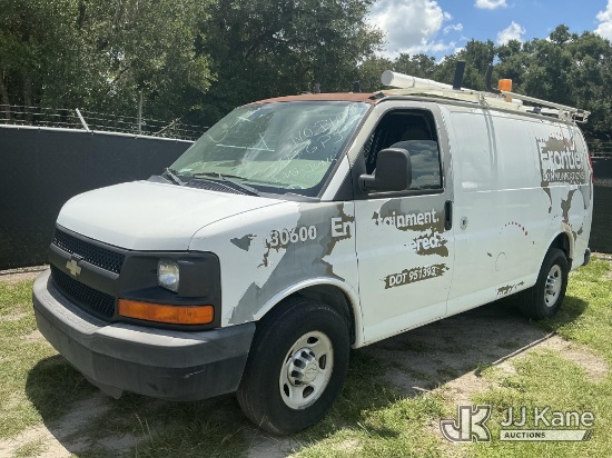 (Tampa, FL) 2011 Chevrolet Express G2500 Cargo Van Runs & Moves) (FL Residents Purchasing Titled Ite