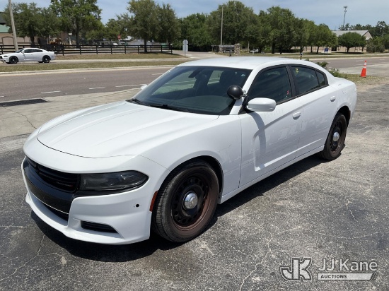 (Ocala, FL) 2018 Dodge Charger Police Package 4-Door Sedan Runs & Moves) (Only Runs W/ Jump Box, Bod