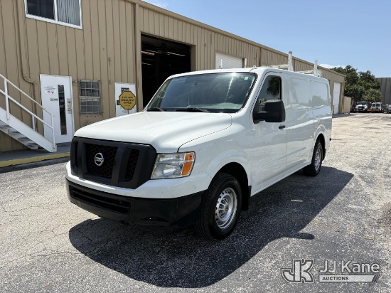 (West Palm Beach, FL) 2016 Nissan NV Cargo Van Runs & Moves) (Interior Defects, Dash Warning Indicat