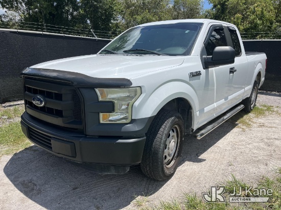 (Tampa, FL) 2016 Ford F150 Pickup Truck, State of Florida Unit Runs & Moves)(FL Residents Purchasing