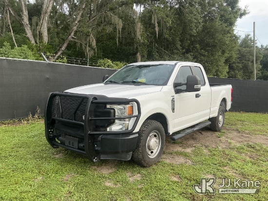 (Tampa, FL) 2020 Ford F250 Extended-Cab Pickup Truck, State of Florida Unit Runs & Moves) (Engine Pe