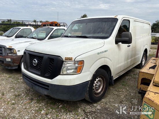 (Davie, FL) 2014 Nissan NV Cargo Cargo Van Runs & Moves) (Engine Performance Concerns, Dash Warning