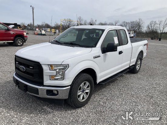 (Verona, KY) 2017 Ford F150 4x4 Extended-Cab Pickup Truck Duke Unit) (Runs & Moves