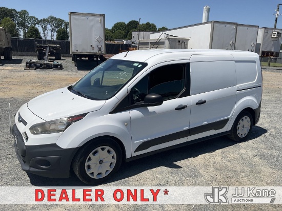 (China Grove, NC) 2018 Ford Transit Connect Mini Cargo Van Runs & Moves) (Dash Warning Indicators On