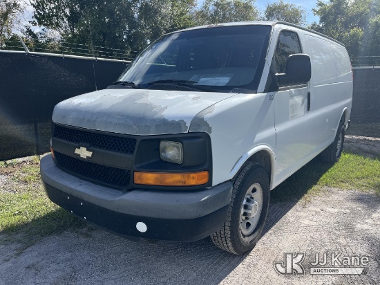 (Tampa, FL) 2013 Chevrolet Express G2500 Cargo Van Runs & Moves) (FL Residents Purchasing Titled Ite