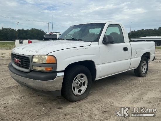 (Tampa, FL) 2002 GMC Sierra 1500 Pickup Truck, State of Florida Unit Not Running, Condition Unknown)