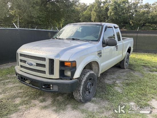 (Tampa, FL) 2008 Ford F-250 SD Extended-Cab Pickup Truck, State of Florida Unit Runs & Moves)(Engine
