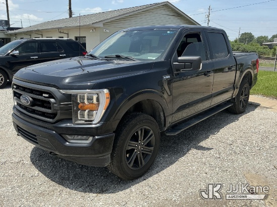 (Indianapolis, IN) 2021 Ford F150 4x4 Crew-Cab Pickup Truck Runs & Moves) (Seller States: Bad Transm