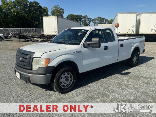 (China Grove, NC) 2012 Ford F150 4x4 Extended-Cab Pickup Truck Runs & Moves