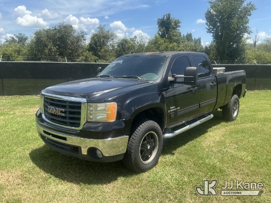 (Tampa, FL) 2008 GMC Sierra 2500HD 4x4 Crew-Cab Pickup Truck Runs & Moves) (Engine Performance Conce