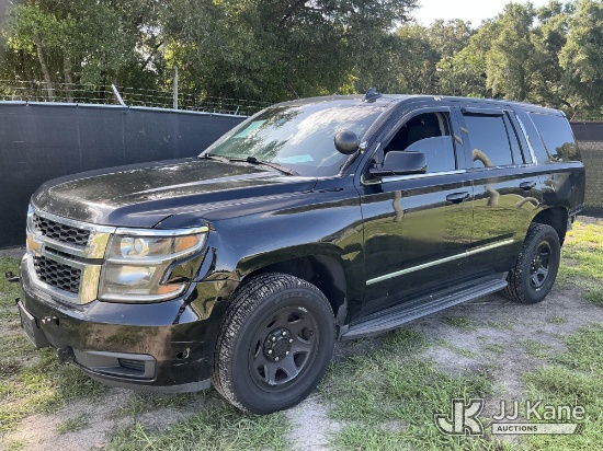(Tampa, FL) 2019 Chevrolet Tahoe Police 4-Door Sport Utility Vehicle, State of Florida Unit Runs & M