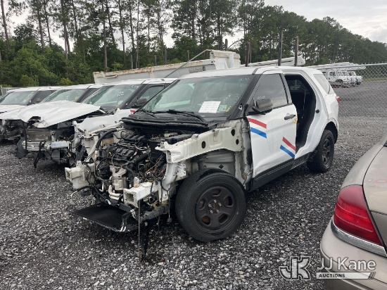 (Hammond, LA) 2017 Ford Explorer AWD Police Interceptor 4-Door Sport Utility Vehicle Not Running, Co