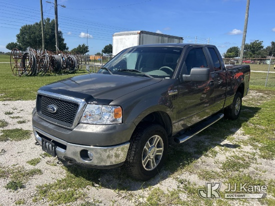 (Wauchula, FL) 2008 Ford F150 4x4 Extended-Cab Pickup Truck Runs & Moves