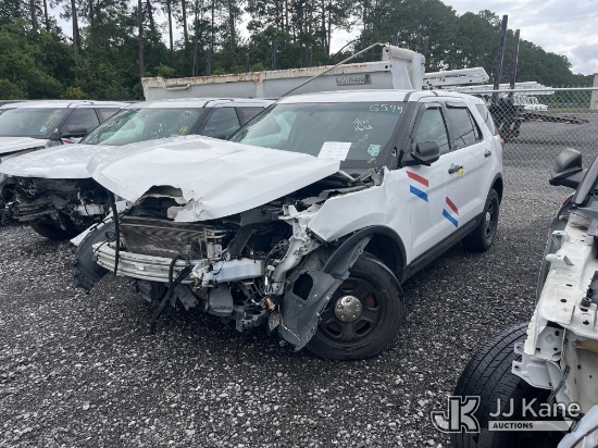 (Hammond, LA) 2018 Ford Explorer AWD Police Interceptor 4-Door Sport Utility Vehicle Not Running, Co